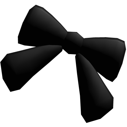 Cute Kawaii Bow Ribbon Hair Clip (Black) Roblox item