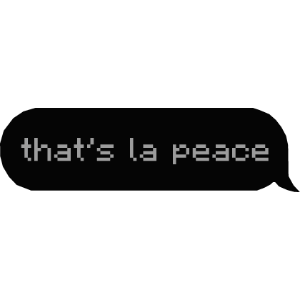 thats la peace meme Roblox item