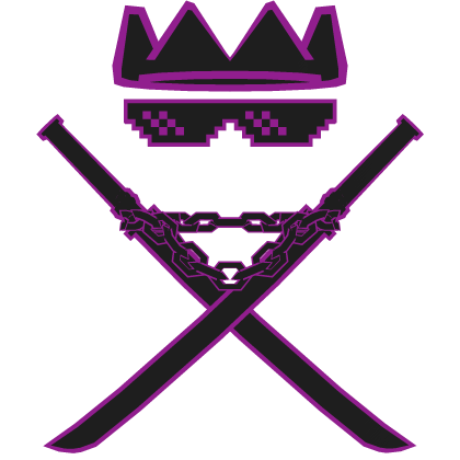 Cartoony Purple Chain Shades Swordpack Combo Roblox item