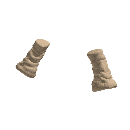 Chunky Beige Arm Warmers