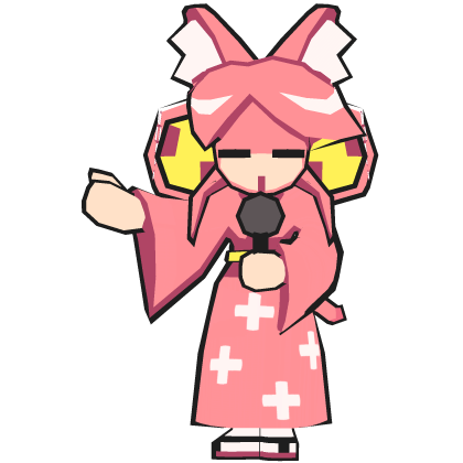 Yukata Sing Pink Mew Shoulder - Deltarune Roblox item