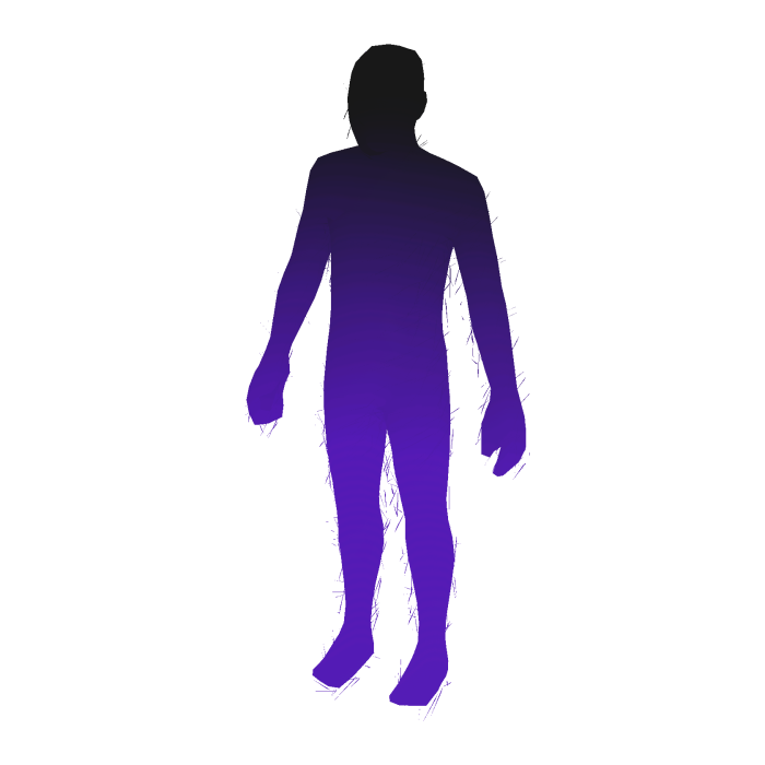 Purple Gradient Outline Aura