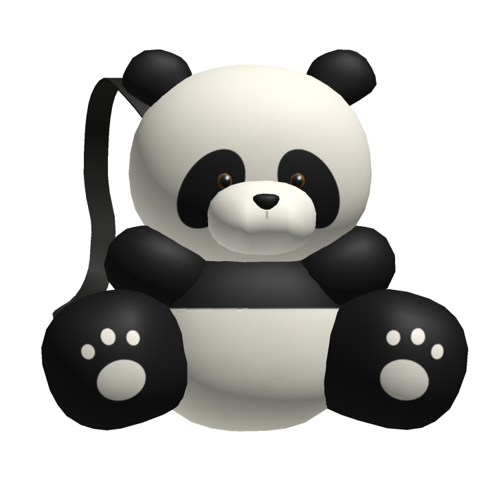 Black Panda Bear Plushie [3.0]