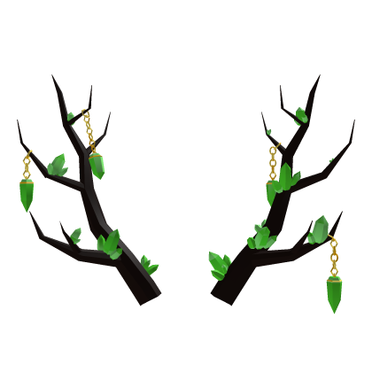 Amethyst Antlers (Green) Roblox item