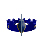 Sapphire Crown Of Swords