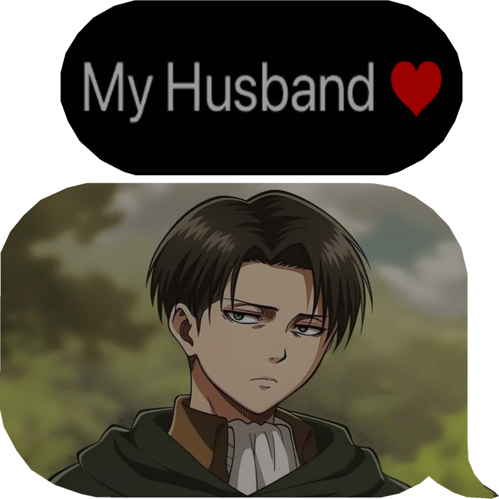 Levi Ackerman Husband Text/Image
