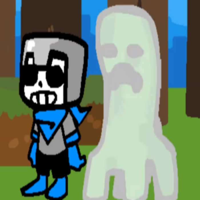 Swap Sans in Minecraft Roblox decal