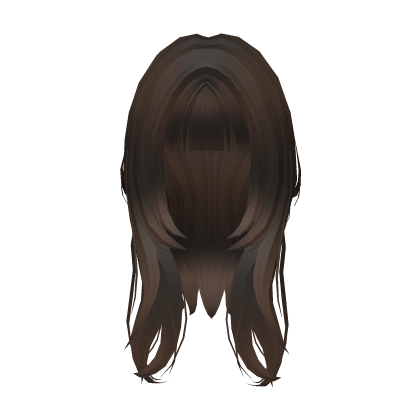Y2k Manga Wolfcut in Brown Roblox item