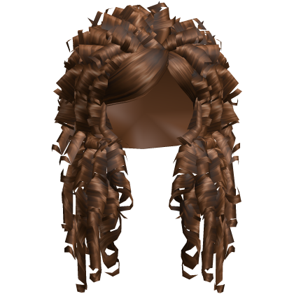 Athena's Slick Curly Half up [Brown] Roblox item