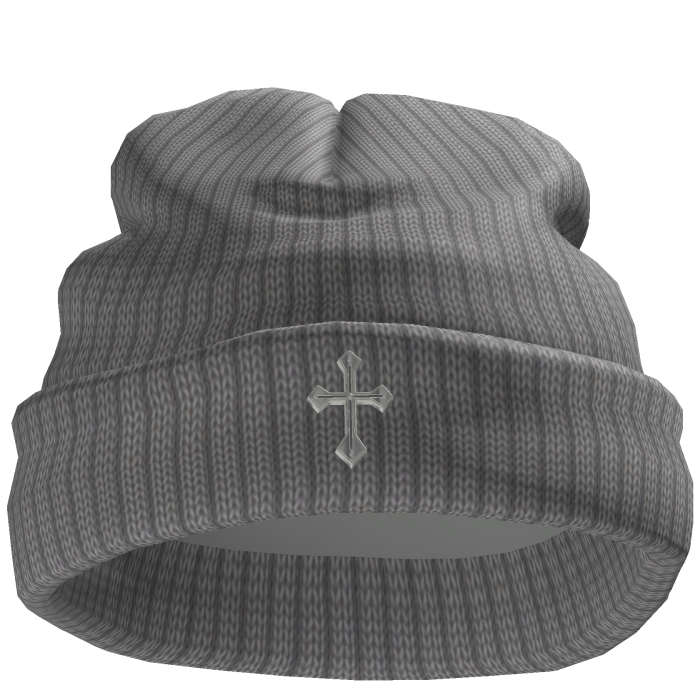 Chrome Cross Worn Beanie