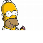 The Homer Simpson eating donuts group