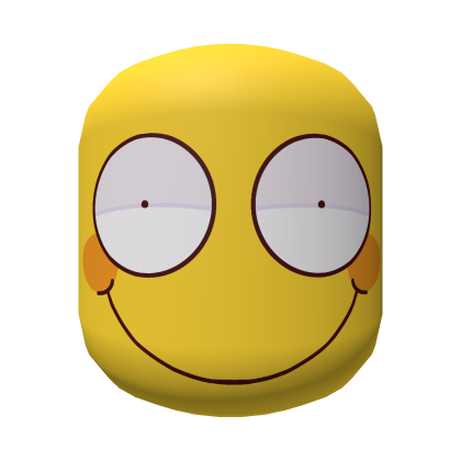 Horrified Joyfull Smile Face [Yellow]  Roblox item
