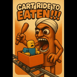 [😱TUNG TUNG SAHUR😱] Cart ride to get eaten