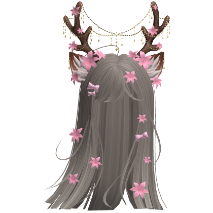 Ethereal Christmas Fairy Fawn Hair w/ Antlers