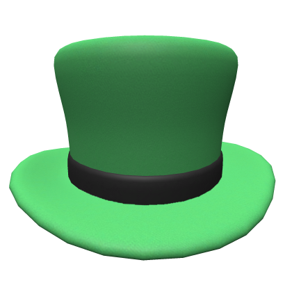 Green Top Hat Roblox item