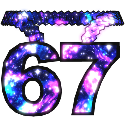 Glowing 67 Galaxy Chain