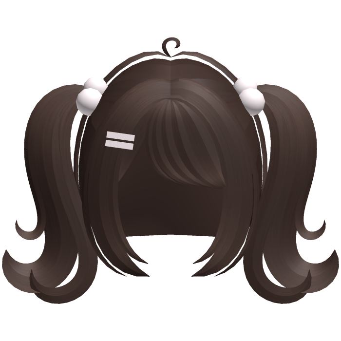 brown dreamy baby pigtails w bobbles