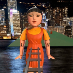 Cart ride intosquid game doll ONLY 1% WIN