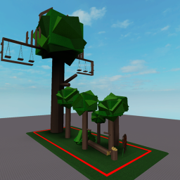 Random Obby of Traversing Trees