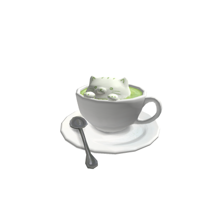 Matcha Cat Latte