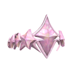 Iridescent Pink Opalite Crown