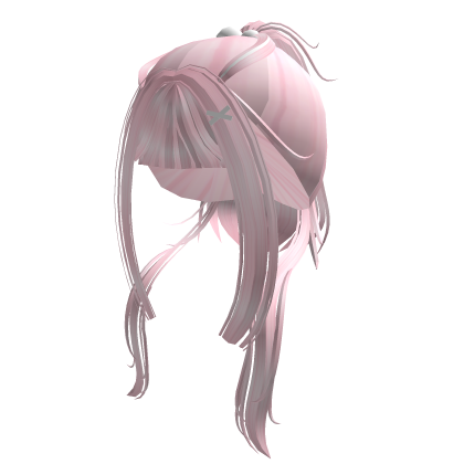Cute Messy Pink Ponytail Roblox item