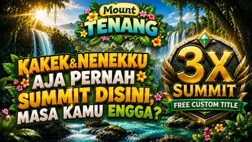 [FREE AVA X25🍃] Mount TENANG