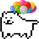 Dog on a balloon empire