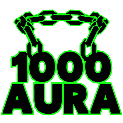 Cartoony Green 1000 Aura Chain Roblox item