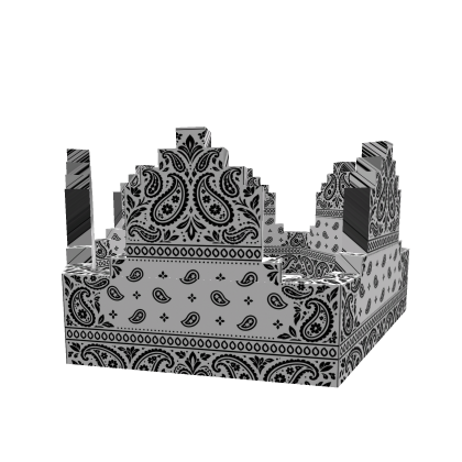 [ADD-ON] White bandana Crown Roblox item