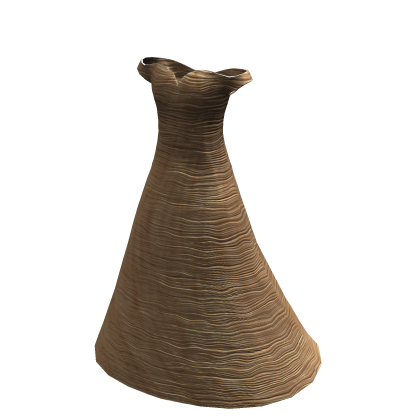 Beige Wavy Layers Gala Dress thumbnail