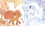 vulpix and alolan vulpix fan group