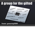 a group for the gifted