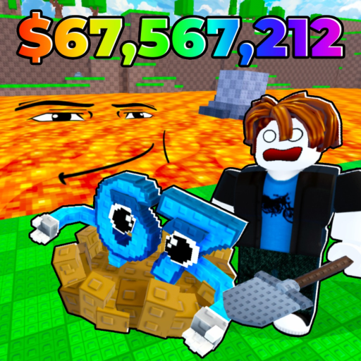 Dig Brainrots before LAVA!