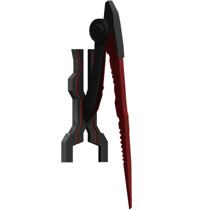 [Right] Red cyberpunk arm blade