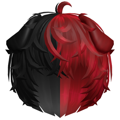 🦴 cute black&red puppy boy messy kawaii wavy