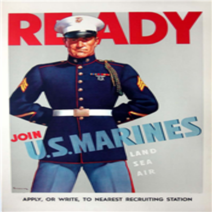 WWII Marines Poster Roblox decal