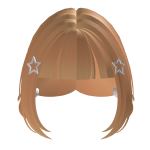 ♡ Orange Hair Baby Super Cute Star Clip