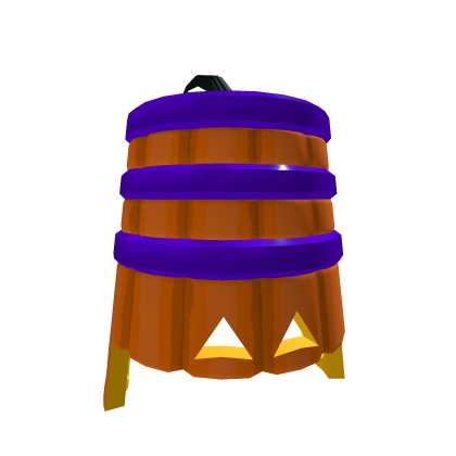 Halloween Pumpkin Bucket Helmet Roblox item