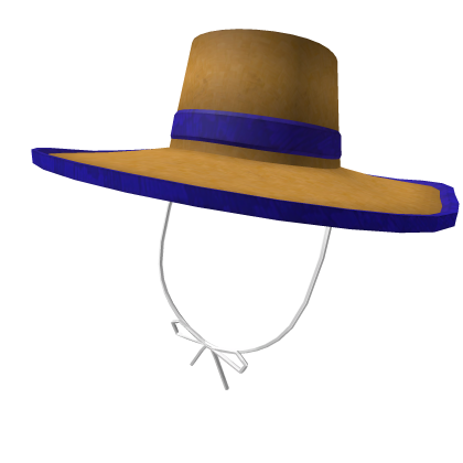 Thai Straw Hat (Blue)