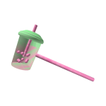 Strawberry Matcha Boba Hammer