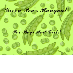 Cute Green Pea's Hangout Spot!