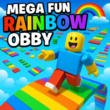 😂Mega Fun Rainbow Obby🌈