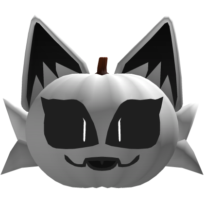 Sinister S White Black Pumpkin Furry Cat Roblox item