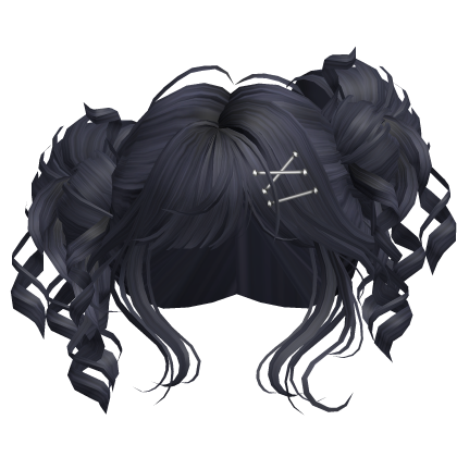 Tilted Elegant Princess Buns (Navy)