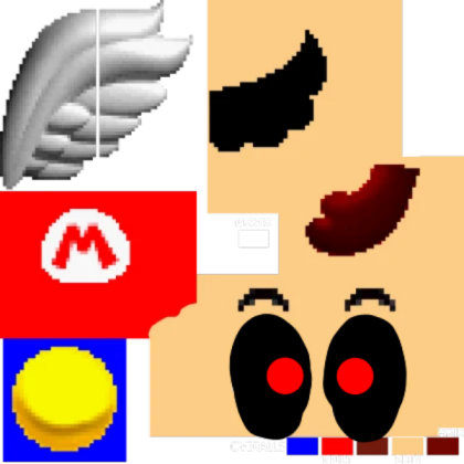 Mario EXE texture Roblox decal