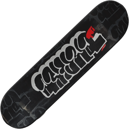 Graffiti Skateboard Deck (Black)