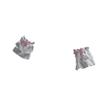 Pink Bow Ruffle Cuffs