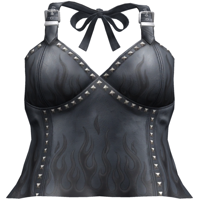 Goth Leather Top