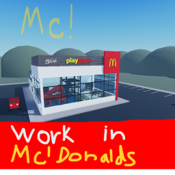 At the Mc'Donald's cafe! [Free game] Hangout